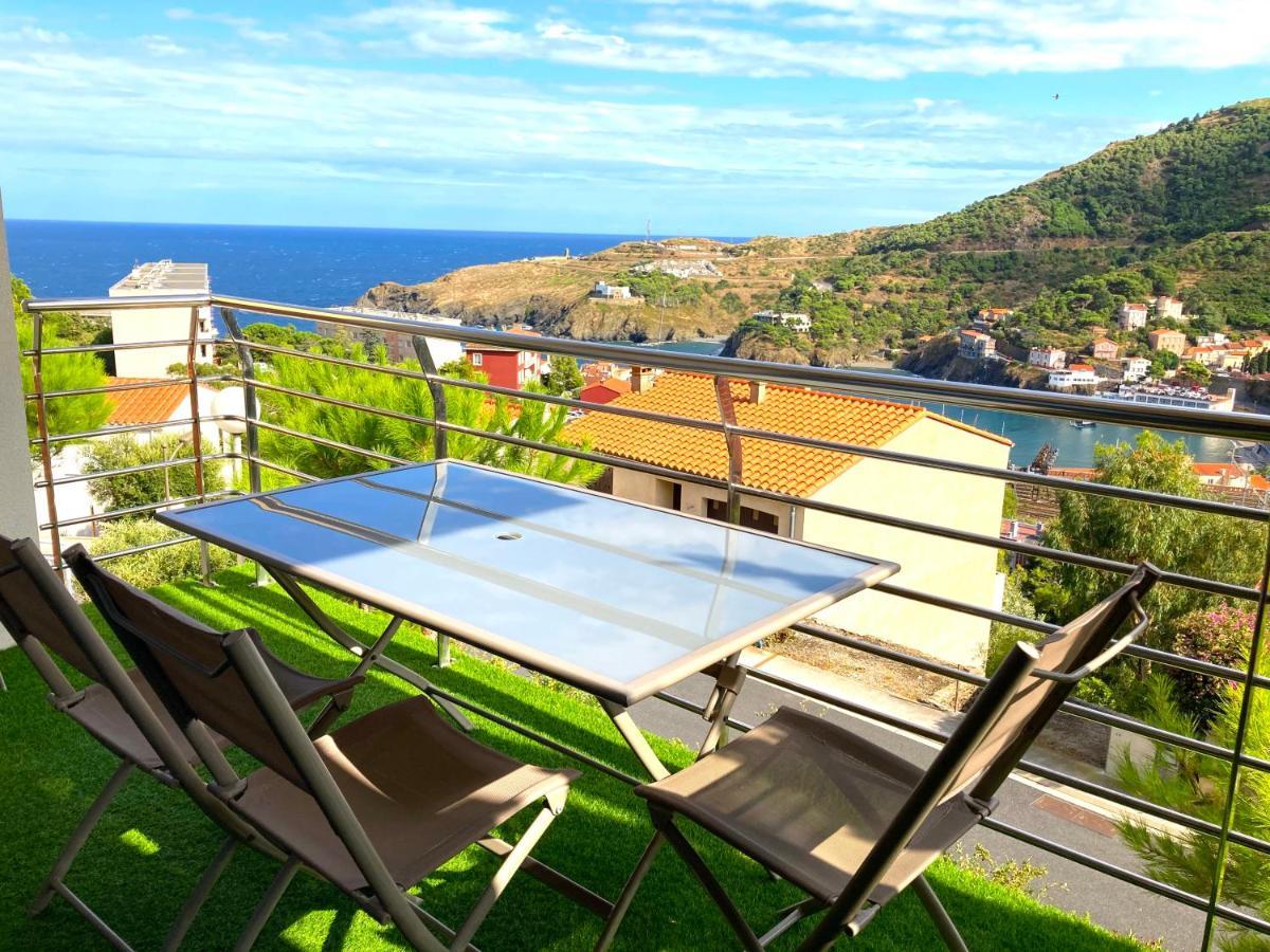 Residence Costa Vermella, Vue Mer Et Montagne Au Calme Cerbere Bagian luar foto