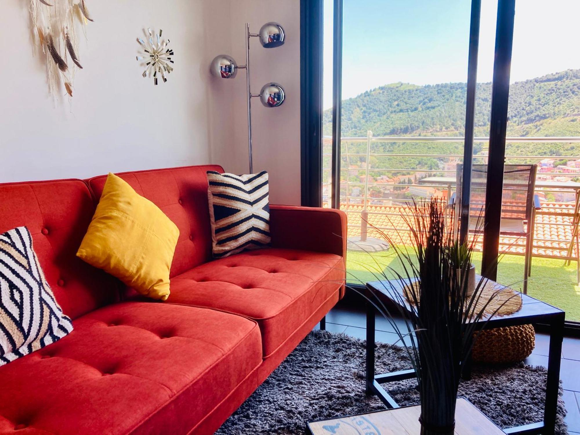 Residence Costa Vermella, Vue Mer Et Montagne Au Calme Cerbere Bagian luar foto